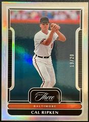Cal Ripken [Holo Silver] #100 Baseball Cards 2023 Panini Three and Two Prices