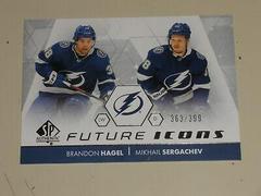 Brandon Hagel, Mikhail Sergachev Hockey Cards 2022 SP Authentic Future Icons Prices