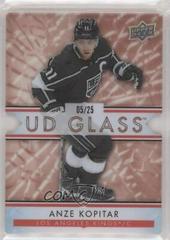 Anze Kopitar [Red] #GS-11 Hockey Cards 2021 Upper Deck Ovation UD Glass Stars Prices
