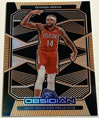 Brandon Ingram [Orange] Basketball Cards 2019 Panini Obsidian Prices