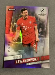 Robert Lewandowski [Purple Refractor] Soccer Cards 2019 Finest UEFA Champions League Prices