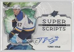 Torey Krug #SS-TK Hockey Cards 2022 SPx Superscripts Autographs Prices