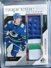Elias Pettersson [Patches] Hockey Cards 2021 SP Game Used Supreme Prices