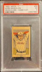 Hugh McQuillen [McQuillan Hand Cut] #33 Baseball Cards 1923 W515 1 Prices