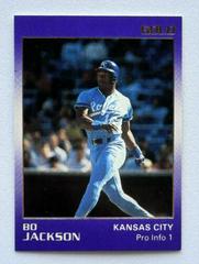 Bo Jackson [Pro Info 1] #41 Baseball Cards 1991 Star Gold Edition Prices