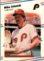 Mike Schmidt #102 Baseball Cards 1988 Fleer Mini Prices