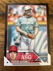 Shohei Ohtani [Black] #ASG-6 Baseball Cards 2023 Topps Update All Star Game Prices