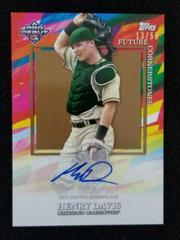Henry Davis [Gold] #FC-HD Baseball Cards 2022 Topps Pro Debut Future Cornerstones Autographs Prices