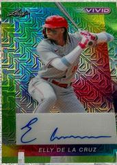 Elly De La Cruz [Green Mojo] #BA-EC1 Baseball Cards 2023 Leaf Vivid Autograph Prices