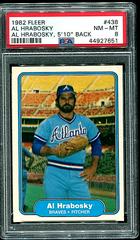 Al Hrabosky [Al Hrabosky, 510 Back] #438 Baseball Cards 1982 Fleer Prices