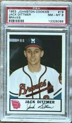 Jack Dittmer #19 Baseball Cards 1953 Johnston Cookies Braves Prices