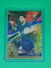Lionel Messi [Gold] Soccer Cards 2021 Topps Finest UEFA Champions League Prices