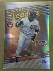 Sammy Sosa [Refractor] Baseball Cards 1999 Topps Chrome Prices