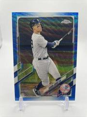 Aaron Judge [Blue Wave Refractor] #99 Baseball Cards 2021 Topps Chrome Prices