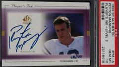 Peyton Manning [Purple] Football Cards 1999 SP Authentic Player's Ink Prices