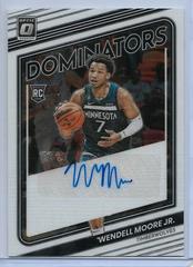 Wendell Moore Jr. #RDS-WMJ Basketball Cards 2022 Panini Donruss Optic Rookie Dominators Signatures Prices
