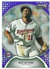 Ben Revere [Rookie Purple Refractor] #23 Baseball Cards 2011 Bowman Sterling Prices