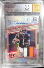 Ja'Marr Chase #RPA-JC Football Cards 2021 Panini Donruss Optic Rookie Patch Autographs Prices