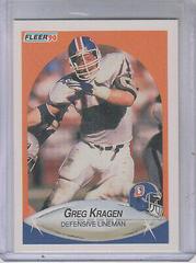 Greg Kragen Football Cards 1990 Fleer Prices