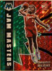 Dominique Wilkins [Green Fluorescent] #13 Basketball Cards 2020 Panini Mosaic Jam Masters Prices