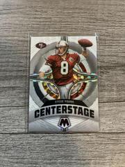 Steve Young [White] #CS-13 Football Cards 2022 Panini Mosaic Center Stage Prices