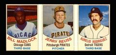 Madlock, Reuss, Rodriguez [Hand Cut Panel] Baseball Cards 1977 Hostess Prices