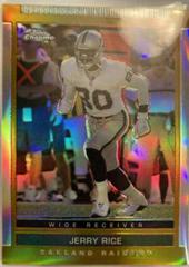 Jerry Rice [Chrome Gold Refractor] #16 Football Cards 2003 Topps Draft Picks & Prospects Prices