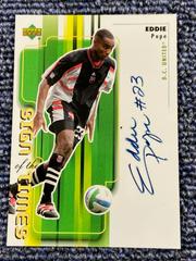 Eddie Pope Soccer Cards 2000 Upper Deck MLS Sign of the Times Prices
