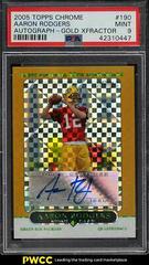 Aaron Rodgers [Autograph Gold Xfractor] #190 Football Cards 2005 Topps Chrome Prices