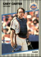 Gary Carter #30 Baseball Cards 1989 Fleer Prices