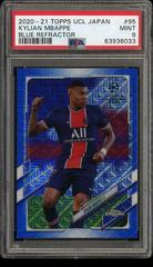 Kylian Mbappe [Blue] Soccer Cards 2020 Topps Chrome UEFA Champions League Prices