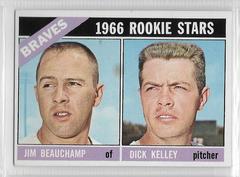 Braves' Rookie Stars [Jim Beauchamp and Dick Kelley] #84 Baseball Cards 1966 Topps Prices