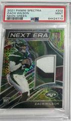 Zach Wilson [Patch Autograph Neon Green] #202 Football Cards 2021 Panini Spectra Prices