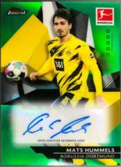 Mats Hummels [Green Refractor] Soccer Cards 2020 Topps Finest Bundesliga Autographs Prices