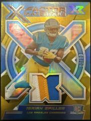 Isaiah Spiller #XFM-IS Football Cards 2022 Panini XR X Factor Materials Prices