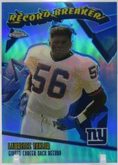 Lawrence Taylor [Refractor] Football Cards 2003 Topps Chrome Record Breakers Prices