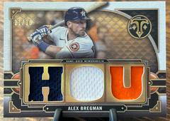 Alex Bregman Baseball Cards 2022 Topps Triple Threads Relics Prices