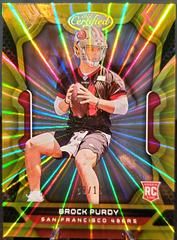 Brock Purdy [Gold FOTL] #181 Football Cards 2022 Panini Certified Prices
