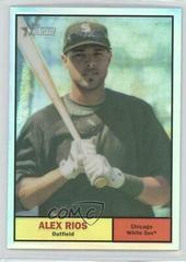Alex Rios #C115 Baseball Cards 2010 Topps Heritage Chrome Prices