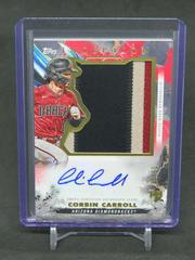 Corbin Carroll [Red] #IAP-CCA Baseball Cards 2023 Topps Inception Autograph Patch Prices