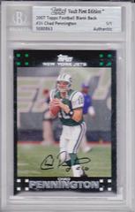 Chad Pennington [First Edition] #31 Football Cards 2007 Topps Prices