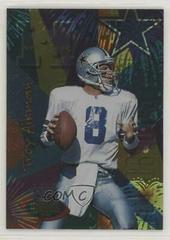 Troy Aikman [Spectralusion Dominion] #1 Football Cards 1996 Playoff Illusions Prices