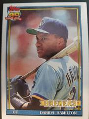 Darryl Hamilton Baseball Cards 1991 Topps Prices