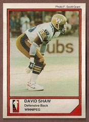 David Shaw #156 Football Cards 1984 Jogo CFL Prices