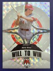 Pete Rose [Mosaic] #WW-6 Baseball Cards 2022 Panini Mosaic Will to Win Prices