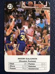 Akeem Olajuwon #23 Basketball Cards 1988 Fournier Estrellas Prices