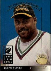 Carlton Haselrig Football Cards 1993 SP Prices