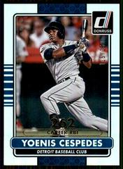 Yoenis Cespedes #61 Baseball Cards 2015 Donruss Prices
