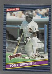 Tony Gwynn #112 Baseball Cards 1986 Donruss Prices