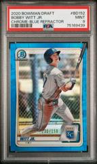 Bobby Witt Jr. [Blue Refractor] #BD-152 Baseball Cards 2020 Bowman Draft Chrome Prices